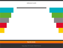 Tablet Screenshot of edunavi.com